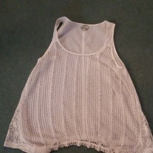 Lace front tank